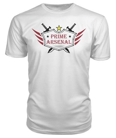 Prime Arsenal branded T shirts | Online Shopping. Embrace your passion! (White/Light Colors)